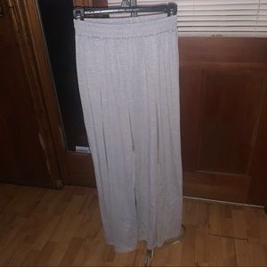 Wide led split pants